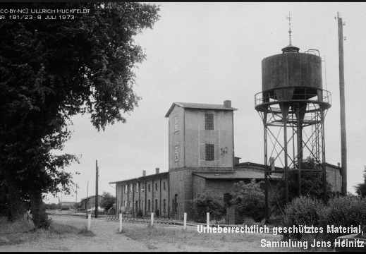 EBOE Bw Wakendorf-Götzberg mit Wasserturm 08-Jul-1973 U Huckfeldt
